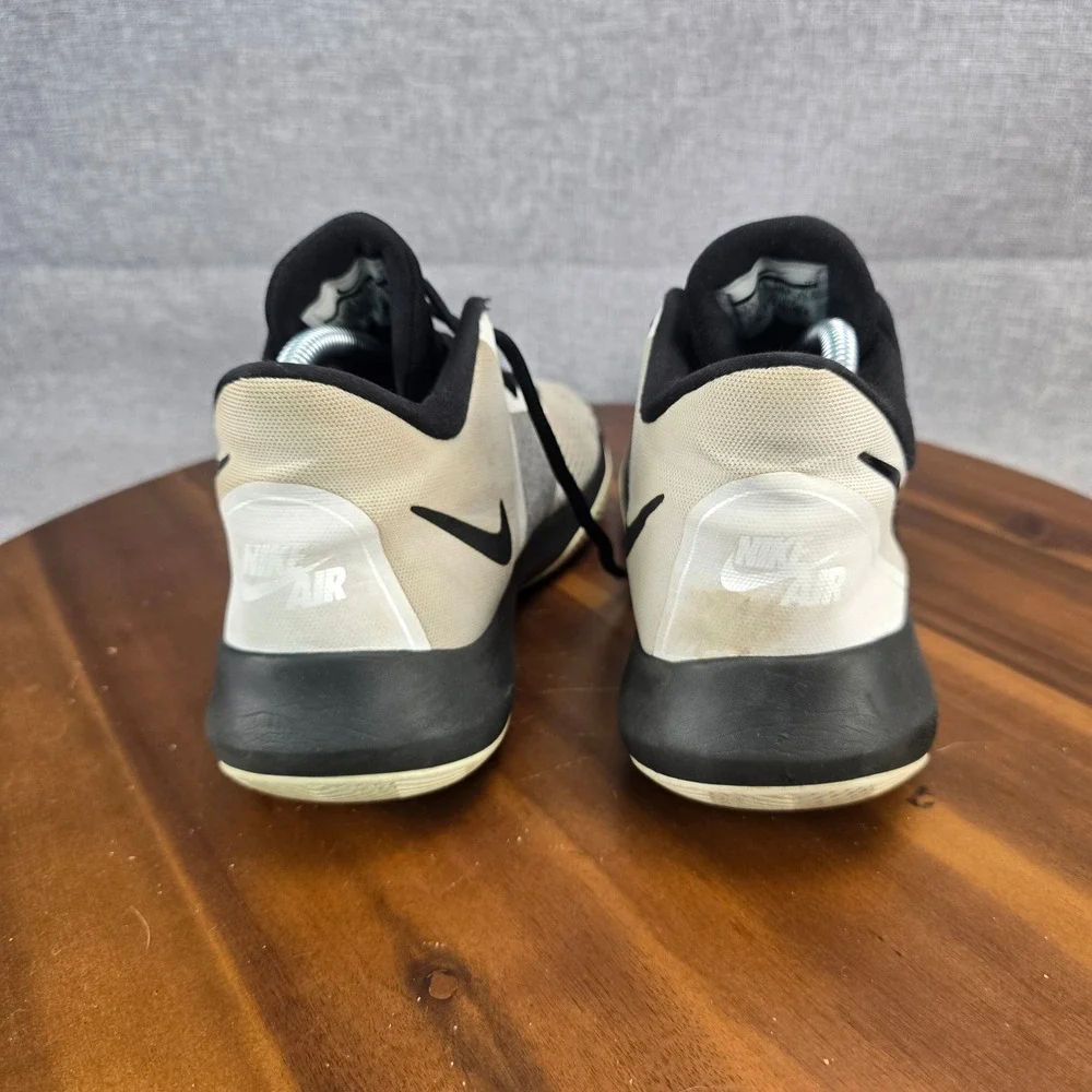 Nike Air Precision II Men's Basketball Shoes White Black Size‎ 7.5 AA7069-100